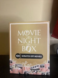 Movie Night Box: 100 Scratch-Off Movies & Hidden Gems - Gifts for Movie Lovers - Picture 1 of 2