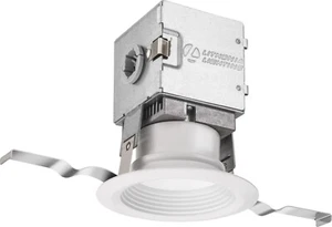 Lithonia Lighting Canless Kit 3" Baffle, Round, 3000 K, 90 CRI, Matte white, 3 - Picture 1 of 13
