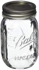 Ball Pint Mason Jar, Regular Mouth, 16 oz (3 Count) - Picture 1 of 1