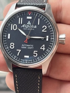Alpina Startimer Pilot Automatic Men's Watch AL-525NN4s6 - Full Set - Picture 1 of 6