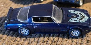 1/64 Auto World 1975 Pontiac Firebird Trans AM T/A Dark Blue Open Hood LETSFLY - Picture 1 of 9