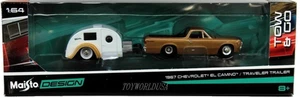 Maisto Design Tow & Go 1967 Chevrolet El Camino /Traveler Trailer - Picture 1 of 1