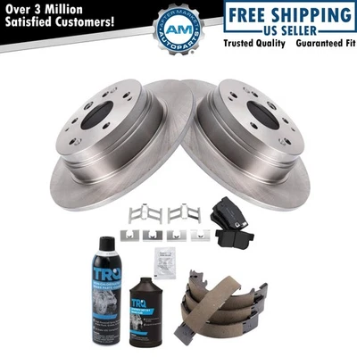Rear Brake Pad & Rotor Kit Fits 2001-2003 Acura CL - Image 1 of 4