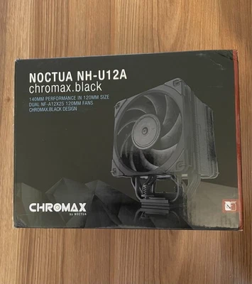 NH-U12A chromax.Black, 120mm Single-Tower CPU Cooler (Black) - Image 1 of 2