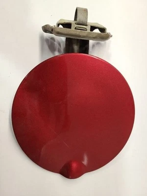 1999 00 01 02 03 2004 Ford Mustang Fuel Filler Door Red - Image 1 of 4