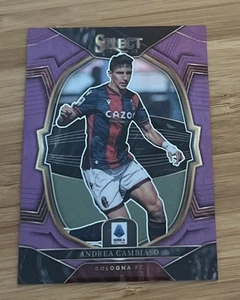 2022-23 Panini Select Serie A - Terrace Andrea Cambiaso #21 Purple Prizm /49 - Picture 1 of 2