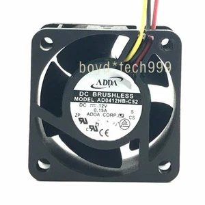 AD0412HB-C52 Case Cooling Fan ADDA DC 12V 0.15A 3Pin 40x40x20mm 4cm 4020 fan - Afbeelding 1 van 5