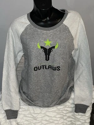HOUSTON OUTLAWS OVERWATCH ЛИГИ TOUCH MILANO ДЛИННЫМ РУКАВОМ ПУЛОВЕР ЖЕНЩИН XL НОВЫЙ С ЯРЛЫКАМИ - Изображение 1 из 2