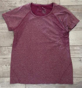 All In Motion Short Sleeve Shirt size L large - Heathered Pink B - Picture 1 of 5