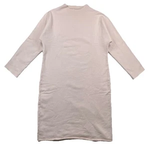 Frank and Eileen Women’s Large Izzie Funnel Neck Short Dress Biscotti Pink - Picture 1 of 7
