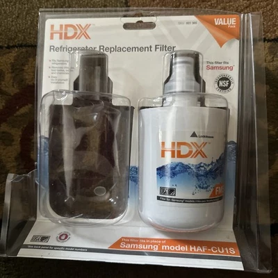 HDX FMS-1-S Standard Refrigerator Water Filter Replacement Fits Samsung HAF-CU1S - Image 1 of 4