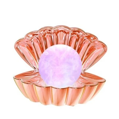 Luz nocturna temática Shell Pearl Beach, RGB 8 colores galvanizado oro rosa Foto 1 de 4