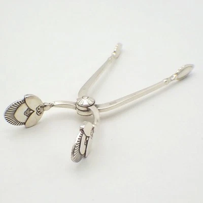 Pinzas de azúcar de cactus Georg Jensen plata de ley 1930 Dinamarca Foto 1 de 4