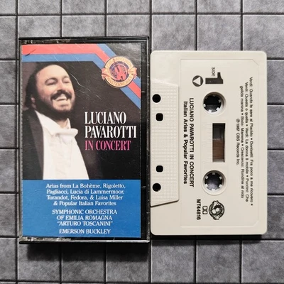 Luciano Pavarotti - In Concert - CBS - (Cassette Tape, 1987) - VERY GOOD - Image 1 of 3