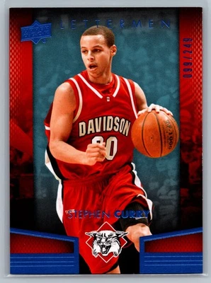 2014-15 Upper Deck Lettermen #18 Stephen Curry Davidson Wildcats /249 - Image 1 of 2