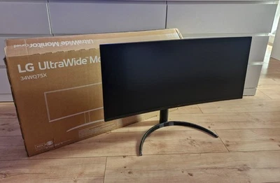 LG UltraWide 34WQ75X-B Curved Monitor - 34 Zoll - Bild 1 von 4