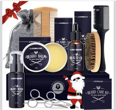 Bartpflege Set für Männer, Geschenke für Männer, Bart Geschenk Lionmane Ges