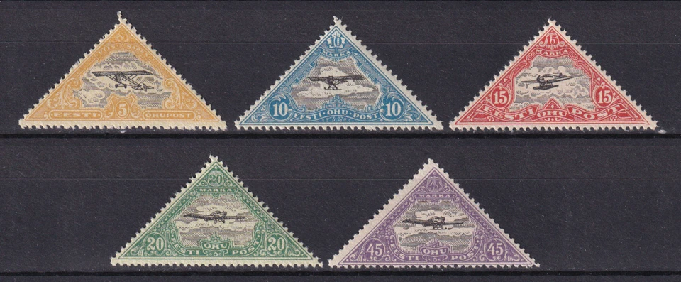 Эстония 1924 Yvert A 7/11 самолеты как новые без наклеек и следов хорошее состояние (G) - Изображение 1 из 1