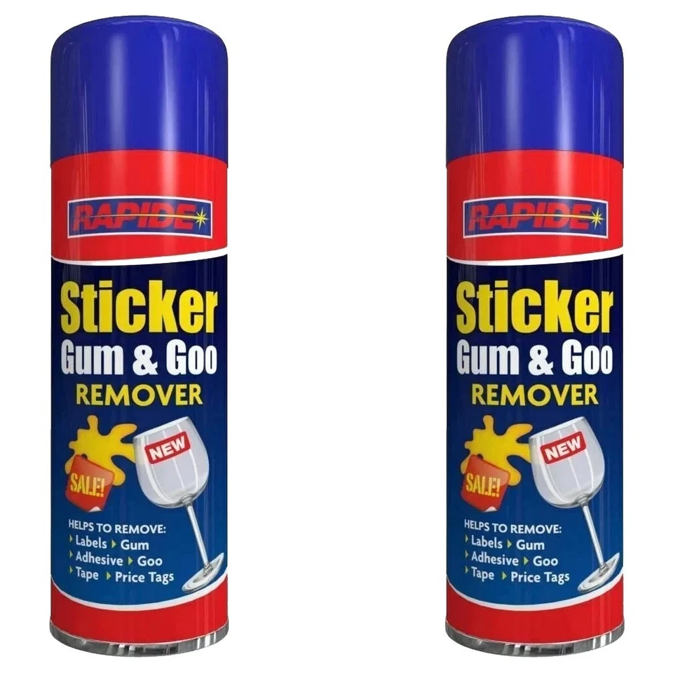 2x Rapide Sticker, Gum And Goo Remover 250ml - Image 1 of 1