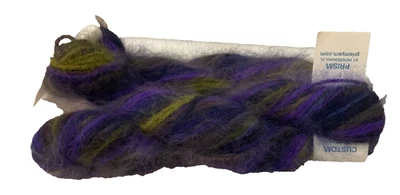 Hilo teñido a mano personalizado prisma ANGORA "ALPINO" 1 oz. 100% Angora Nuevo con Etiquetas 90yds. Foto 1 de 4
