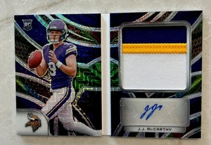 2024 Panini Spectra Rookie Genesis HBL Meta Auto Booklet JJ McCarthy RPA /15 - Picture 1 of 2