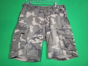 Lee Latzhose Cargo Shorts Herren 34 braun grün Camouflage Militär Arbeit Utility - Bild 1 von 18