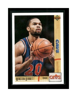 1991-92 Upper Deck Cleveland Cavaliers Basketball Card #247 Winston Bennett - Image 1 of 2