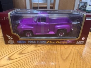 ROAD LEGENDS 1/18TH SCALE 1953 FORD F-100 MILD CUSTOM!!! PURPLE METALLIC 92149 - Picture 1 of 6