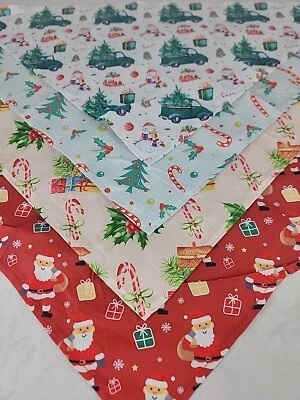 Pañuelo de Navidad Flexible Festivo Bufanda Babero Camión Árbol Muñeco de Nieve Bastón de Caramelo Foto 1 de 4