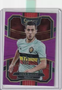 Panini Select 2017 2018 Football No. 82 Eden Hazard Purple #66/125 - Picture 1 of 2
