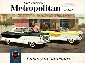 1959 AMC Metropolitan 1500 Hardtop Coupe and Convertible Dealer Sales Brochure - Imagen 1 de 1