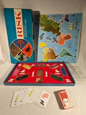 Vintage Original 1968 Parker Brothers RISK Continental Board Game 100% Complete - Image 1 of 4