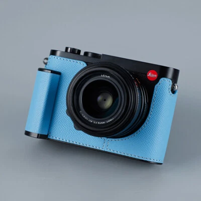 Suitable For Leica Q3 Handmade Real Leather Camera Half Cases Bag Bottom Opening - Image 1 of 4