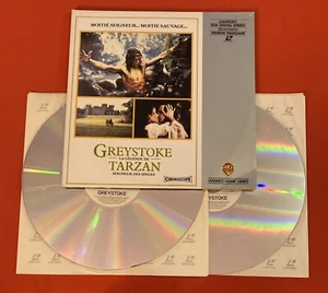 GREYSTOKE LÉGENDE TARZAN 1993 PAL VERSION FRANÇAISE BON ÉTAT 2X LASERDISCS - Picture 1 of 11