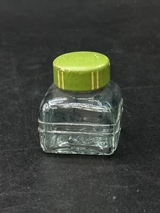 Botella de tinte de comida verde KK utilería de película vintage años 50 - Imagen 1 de 7