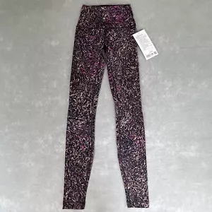 Lululemon Legging 2 Womens Topography Multi Wunder Train High-Rise 28” Legging - Picture 1 of 10