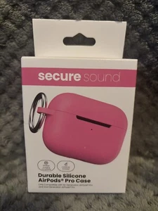 AirPods Pro Case Cover Silicone Protective Case Skin cover, PINK ~New in Box~ - Picture 1 of 3