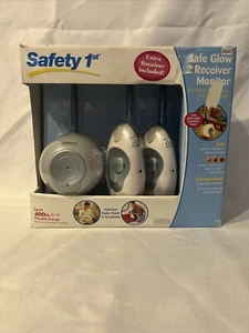 Safety First 1st Safe Glow Baby Monitor Transmitter Two Receivers & AC Adapters - Picture 1 of 2
