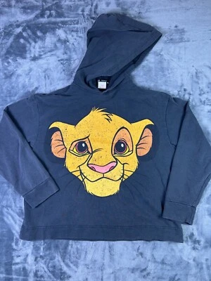 Disney Rey León Simba Gráfico Gran Tamaño Boxy Sudadera con Capucha Para Mujer Mediana Foto 1 de 4