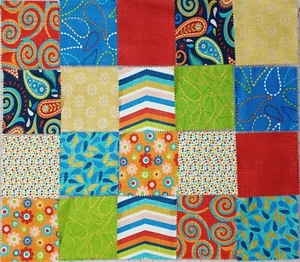 20 Fabric Palette 5x5 Charms Square Cassovia Multi Cotton Fabric Summer Color - Picture 1 of 1