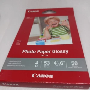 Canon GP-701 Photo Paper Glossy 4" x 6" 50 Sheets - Picture 1 of 5