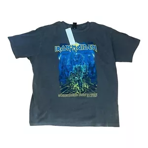 IRON MAIDEN "SOMEWHERE BACK IN TIME" T-SHIRT – SIZE SMALL – URBAN OUTFITTERS - Picture 1 of 4