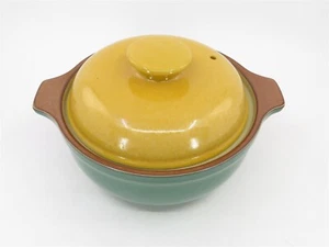 Denby Spice Stoneware 2.5 Quart Lidded Casserole Dish 7" Diameter - Picture 1 of 7