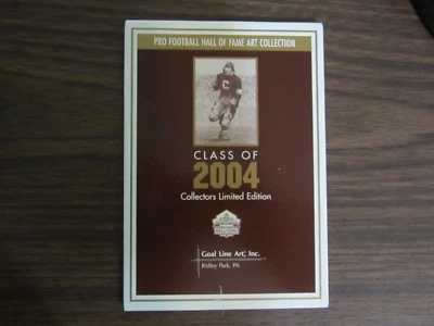 2004 Goal Line Art Card Set Barry Sanders John Elway Carl Eller Bob Brown - Image 1 of 4