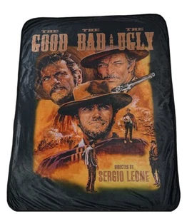 The Good Bad and Ugly New Fleece Gift Throw Blanket Clint Eastwood Western Movie - Picture 1 of 2