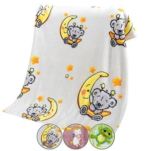 Baby Fleecedecke 75x100cm Kuscheldecke Wickeldecke Flauschdecke Decke Sofadecke - Bild 1 von 26