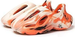 Unisex foam Runner size 9.5 mens/10 womens orange/white - Picture 1 of 1