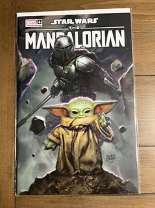 Star Wars Mandalorian #4 casi nuevo Ryan Brown variante comercial Marvel Vol 2 2023 Grogu - Imagen 1 de 15