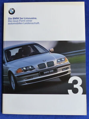 BMW 3 Series Saloon 328i 330d E46 MJ 2000 - Brochure Brochure 02.1999 - Image 1 of 4