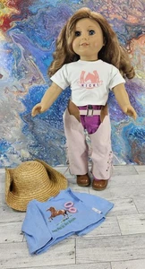 American Girl Doll Nicki Fleming - ragazza dell'anno 2007 - vestito ranch - usato in ottime condizioni - Foto 1 di 13